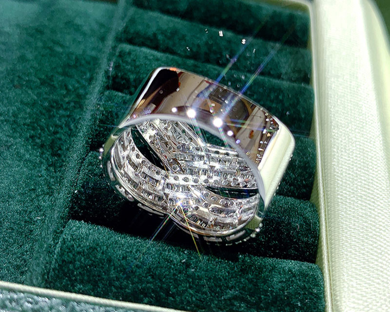 Anillo de oro de 18 quilates con diamantes naturales reales de 1,45 quilates, las joyas de compromiso y boda tienen el certificado 0032